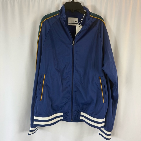 LCKR Track Jacket Full Zip Pocket Size: L Blue Green
White Yellow - Picture 1 of 13